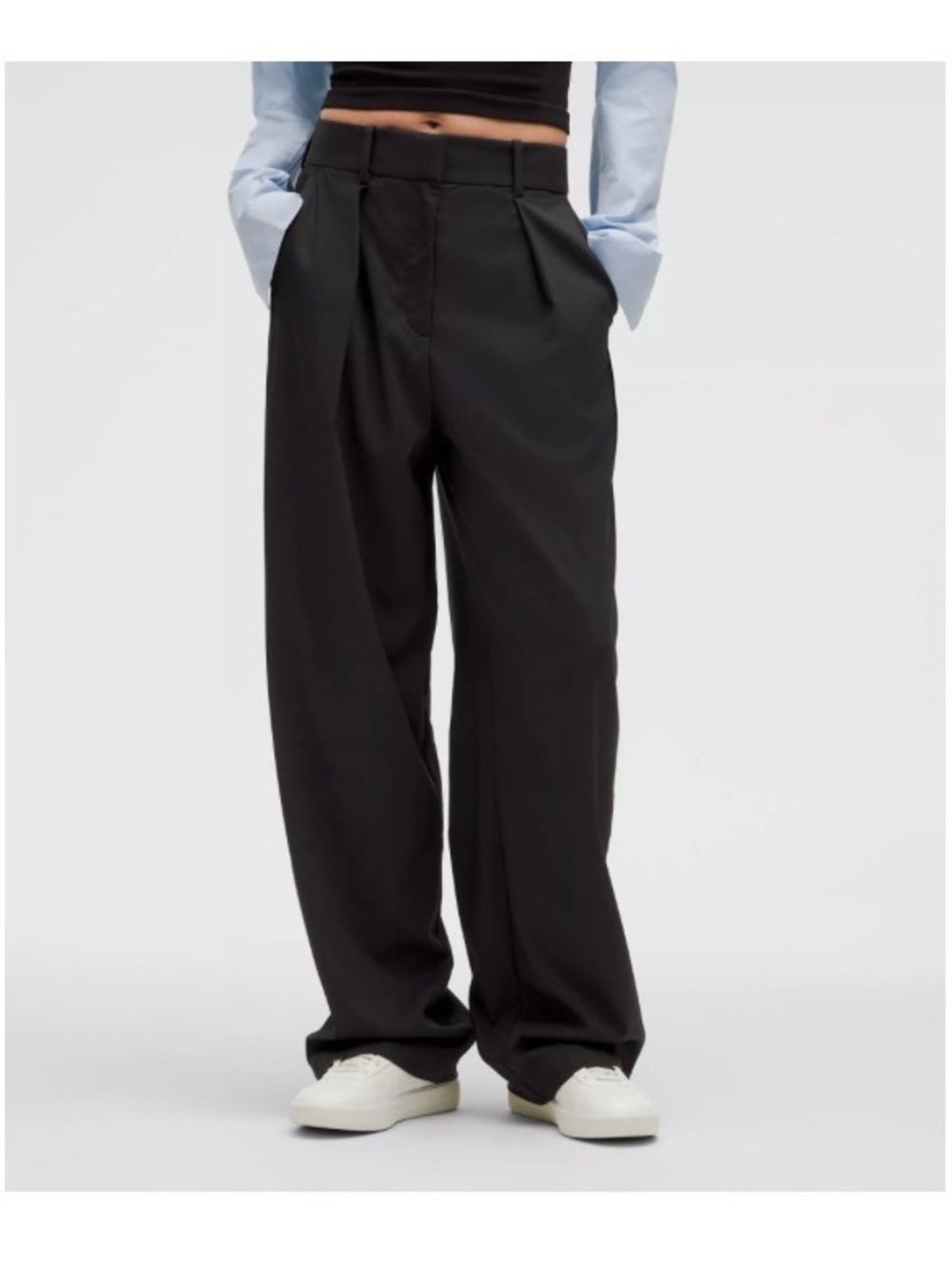lululemon athletica Pleat-Front High Rise Trousers
